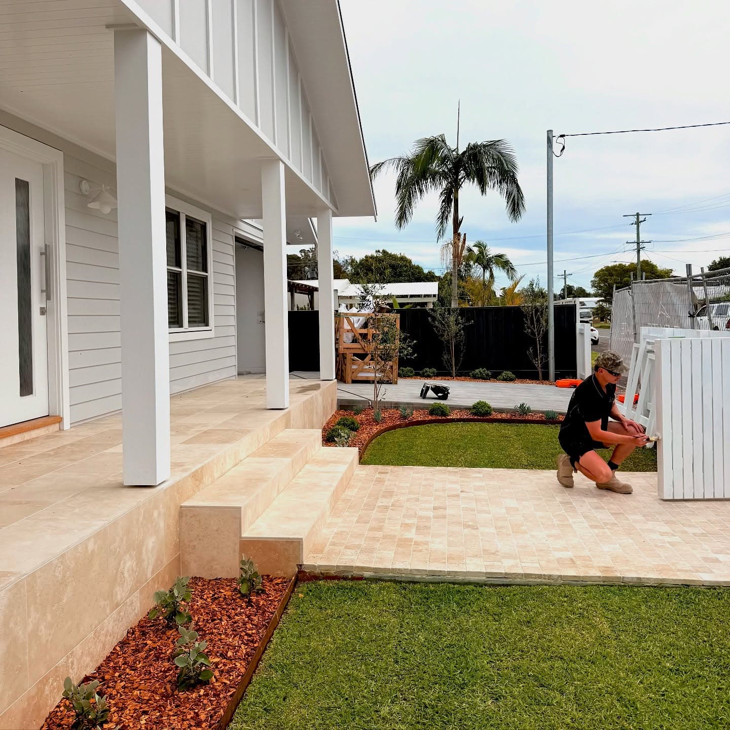 Coastal knockdown rebuild — new home exterior